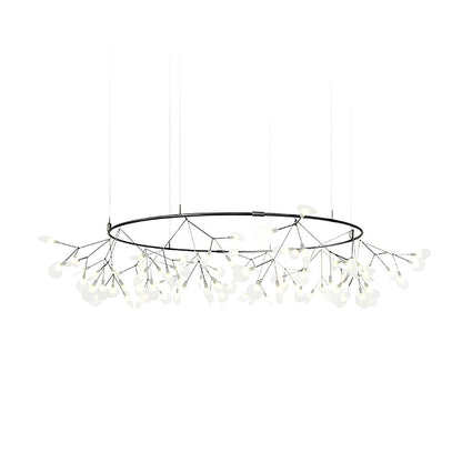 Modern Chandelier Light | Flower-Shaped Acrylic Design with Remote Control 12