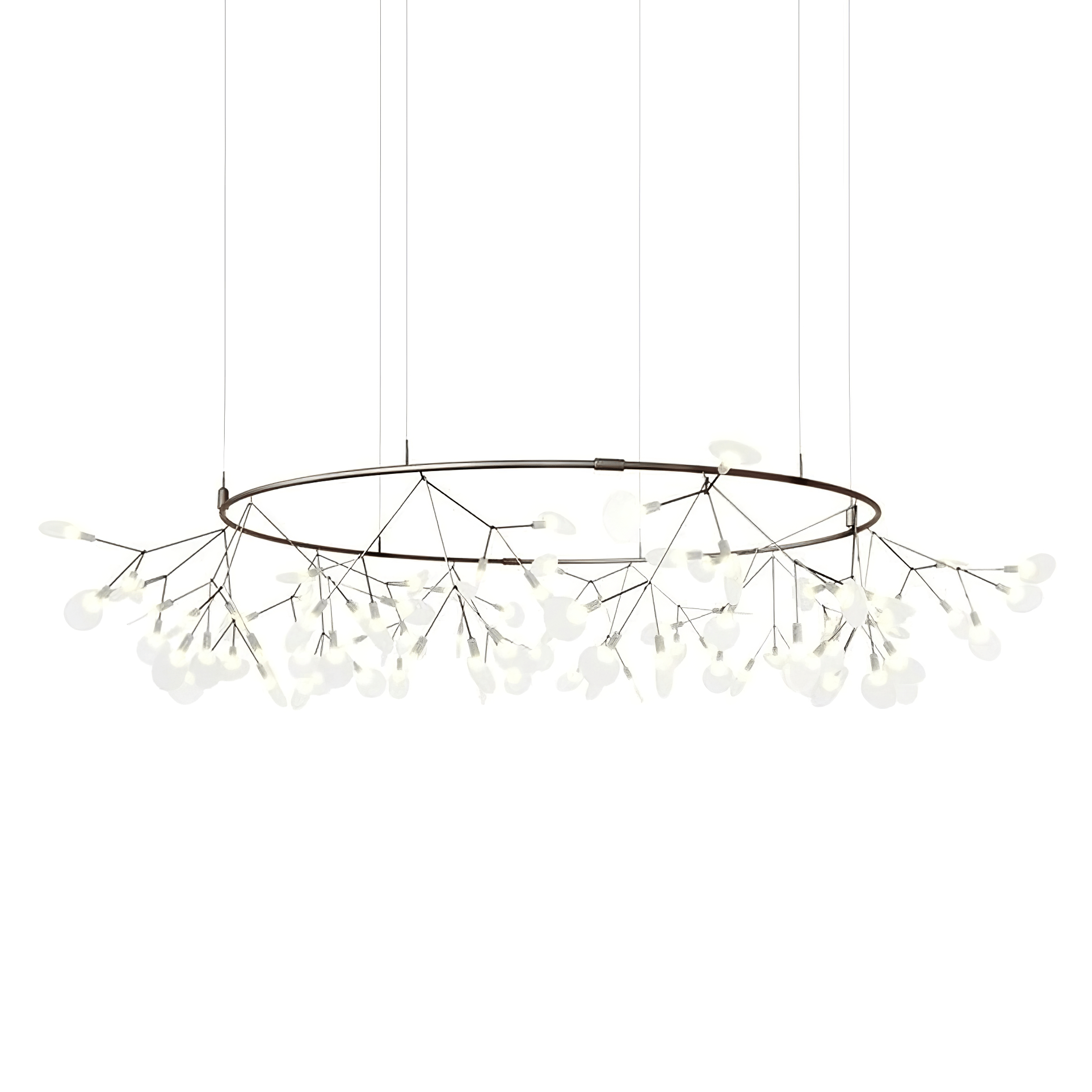Modern Chandelier Light | Flower-Shaped Acrylic Design with Remote Control 15