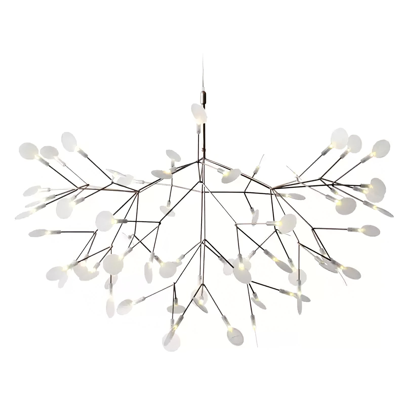 Modern Chandelier Light | Flower-Shaped Acrylic Design with Remote Control 10