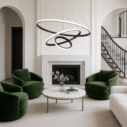 Modern Chandelier | 3-Layer Design with Soft LED Lighting for Dining Rooms 1