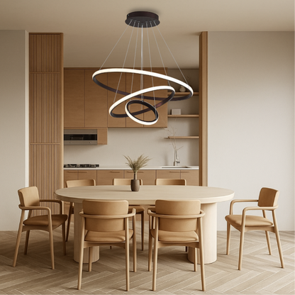 Modern Chandelier | 3-Layer Design with Soft LED Lighting for Dining Rooms 2