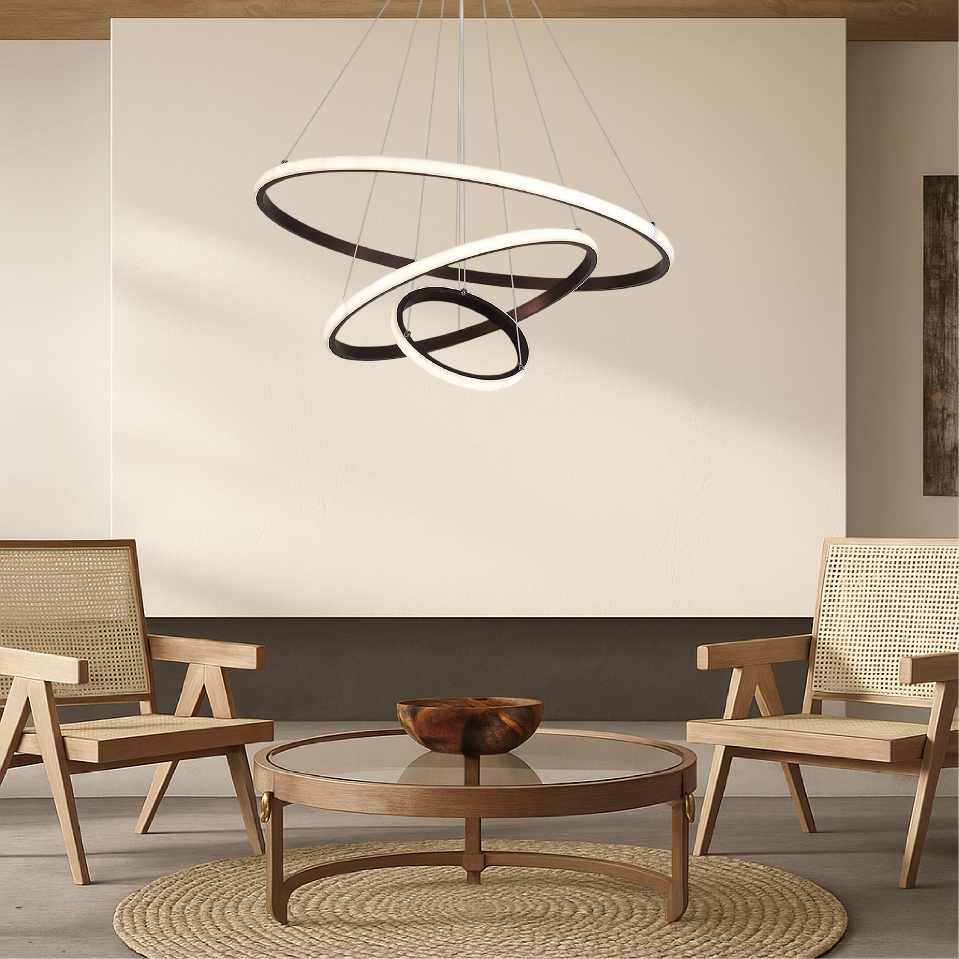 Modern Chandelier | 3-Layer Design with Soft LED Lighting for Dining Rooms 3
