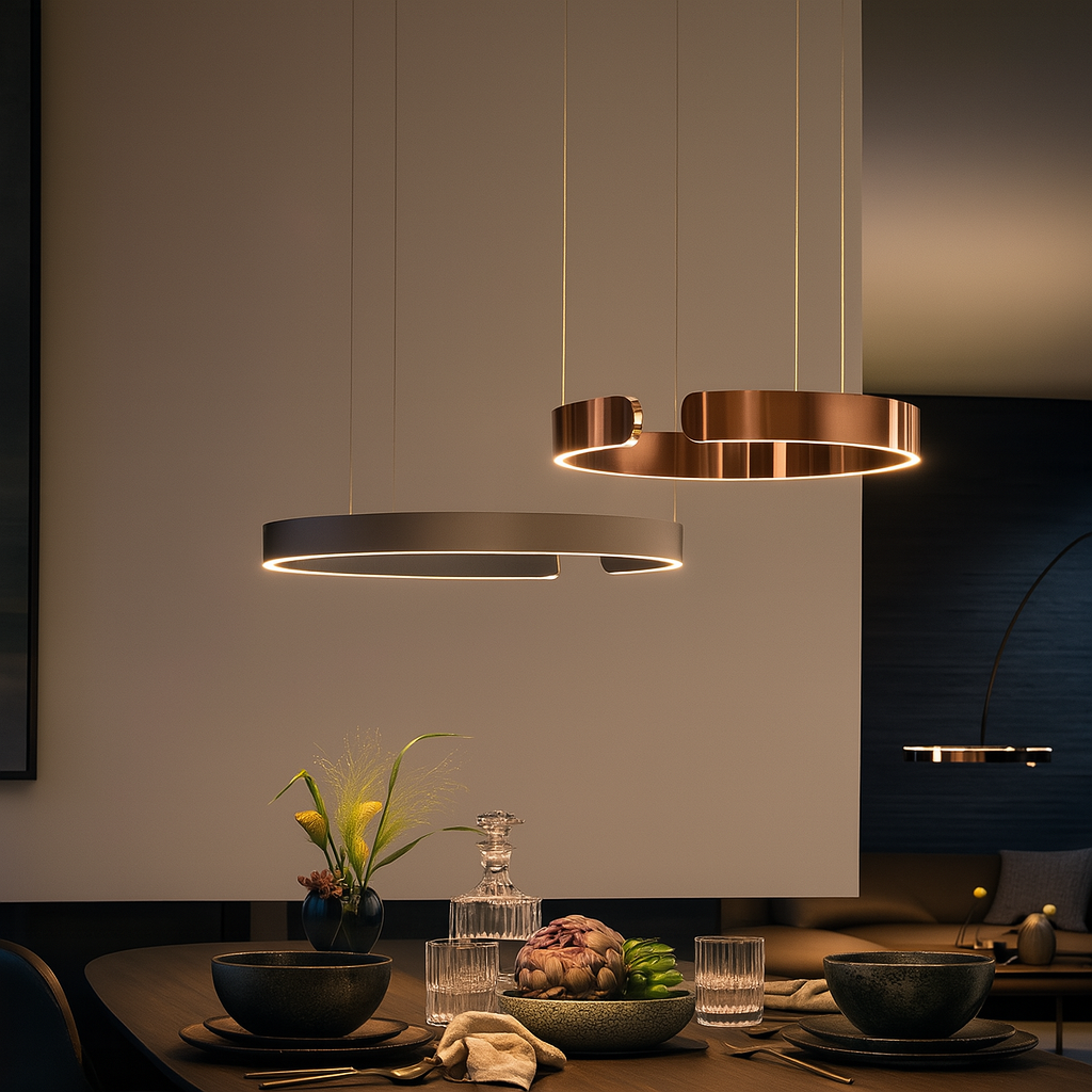 Modern Circular Pendant Lamp | Sleek Minimalist Design for Elegant Spaces 0