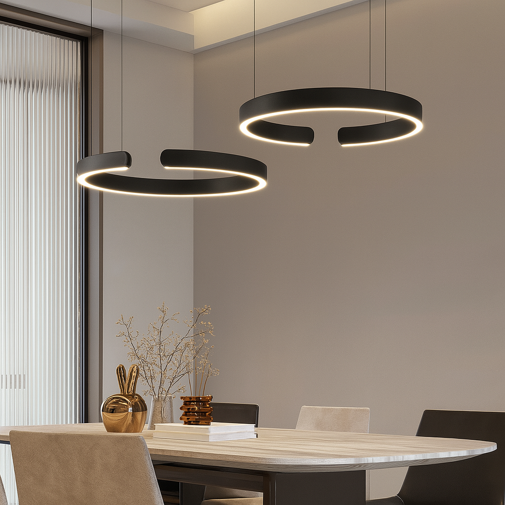 Modern Circular Pendant Lamp | Sleek Minimalist Design for Elegant Spaces 1