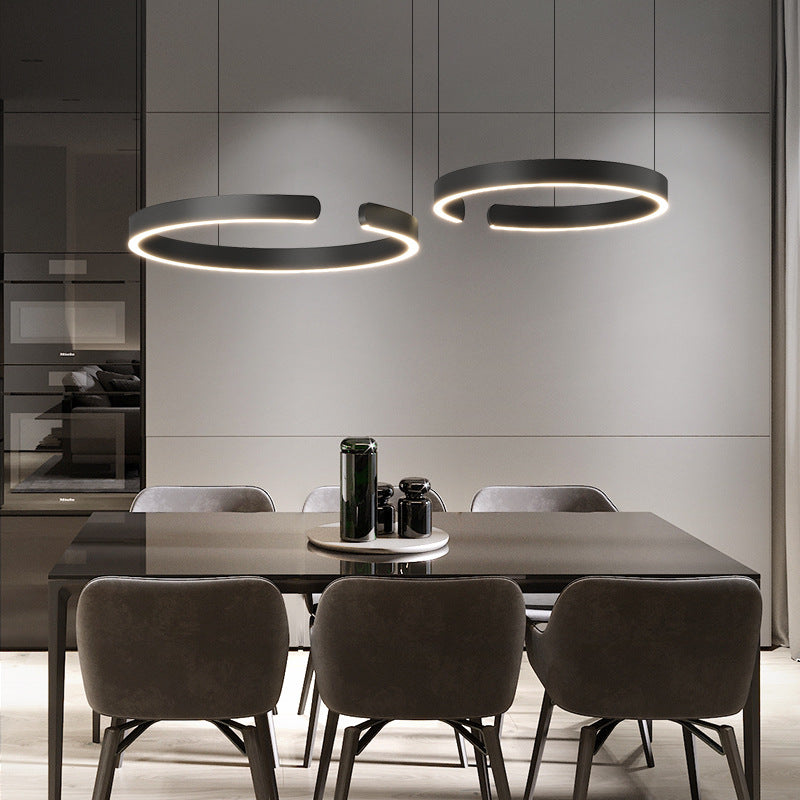 Modern Circular Pendant Lamp | Sleek Minimalist Design for Elegant Spaces 3