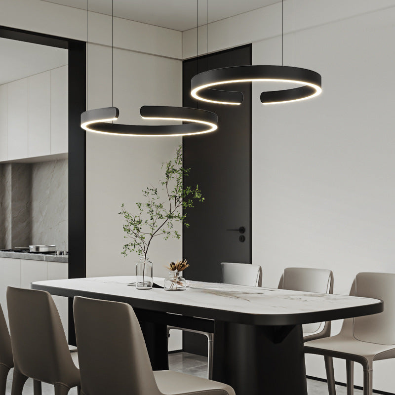 Modern Circular Pendant Lamp | Sleek Minimalist Design for Elegant Spaces 4