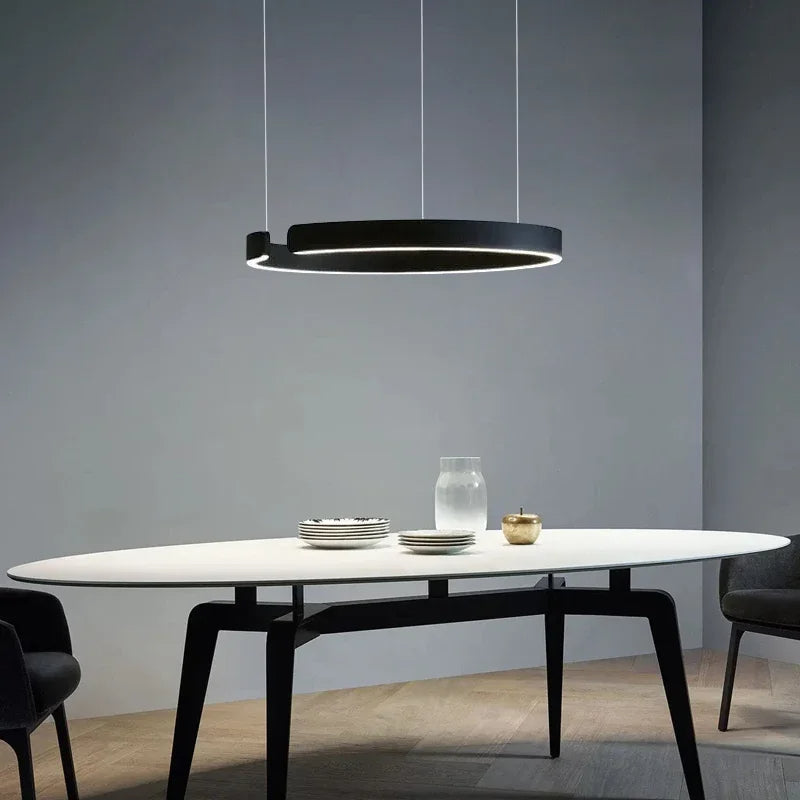 Modern Circular Pendant Lamp | Sleek Minimalist Design for Elegant Spaces 5