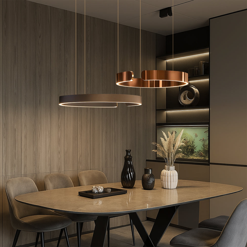 Modern Circular Pendant Lamp | Sleek Minimalist Design for Elegant Spaces 6