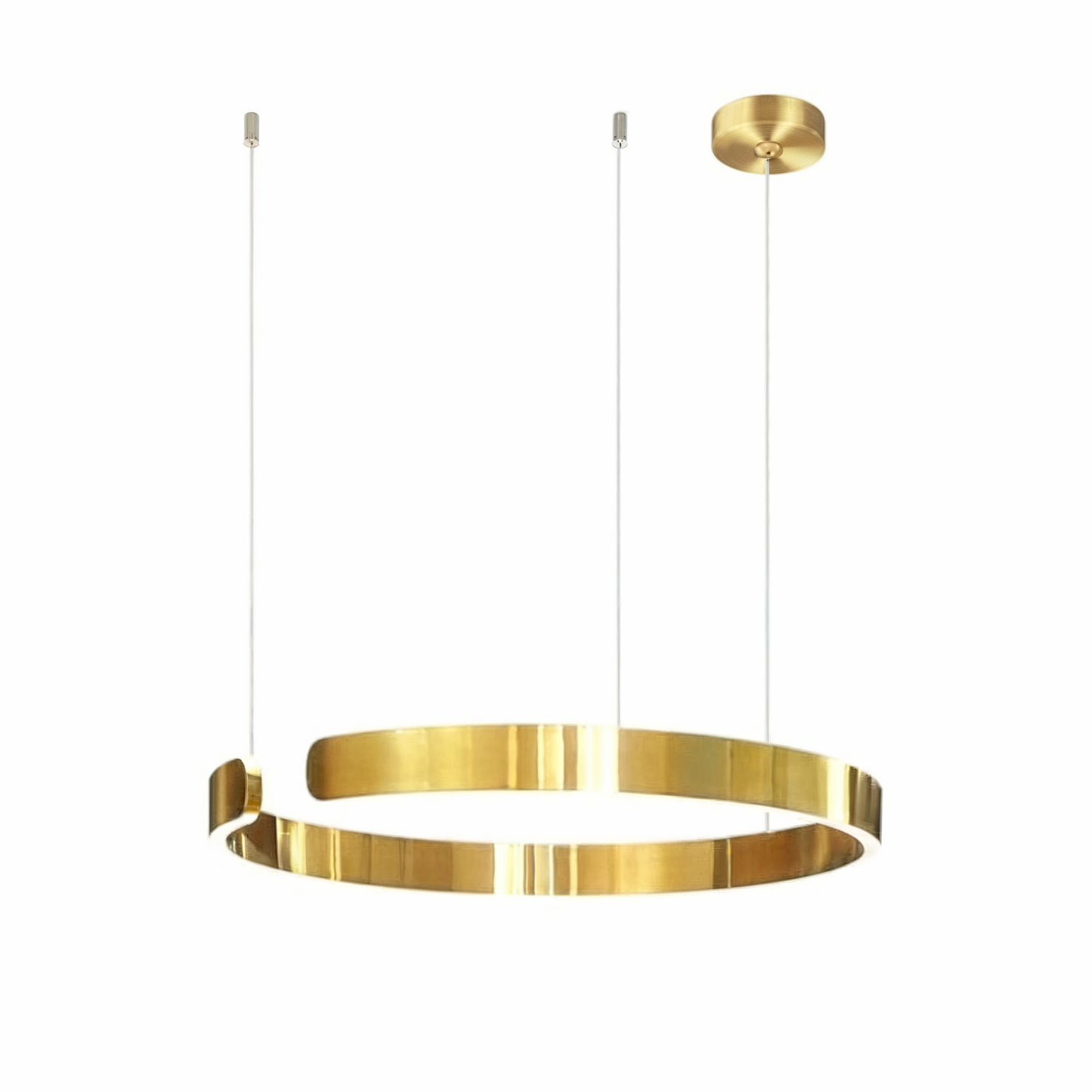 Modern Circular Pendant Lamp | Sleek Minimalist Design for Elegant Spaces 8