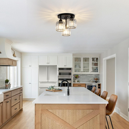 Modern Crystal Semi-Flush Ceiling Light | Elegant Design for Any Room 5