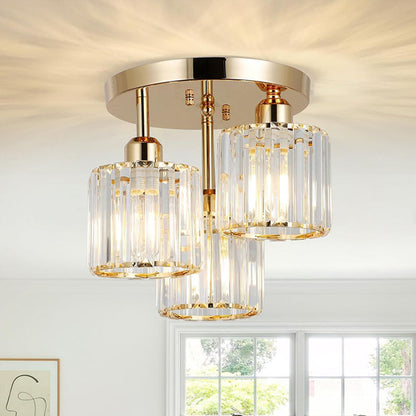 Modern Crystal Semi-Flush Ceiling Light | Elegant Design for Any Room 7