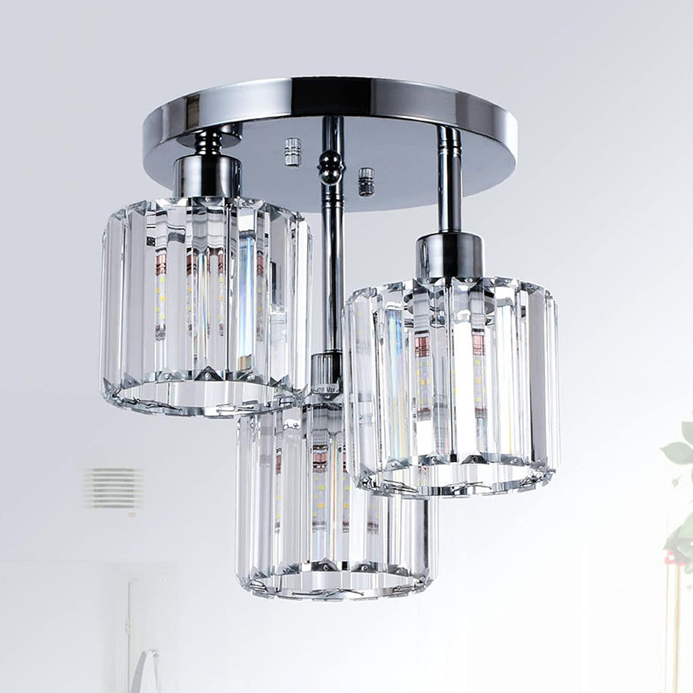 Modern Crystal Semi-Flush Ceiling Light | Elegant Design for Any Room 9