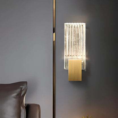 Modern Crystal Wall Sconce | Elegant Design with Golden Accents 18