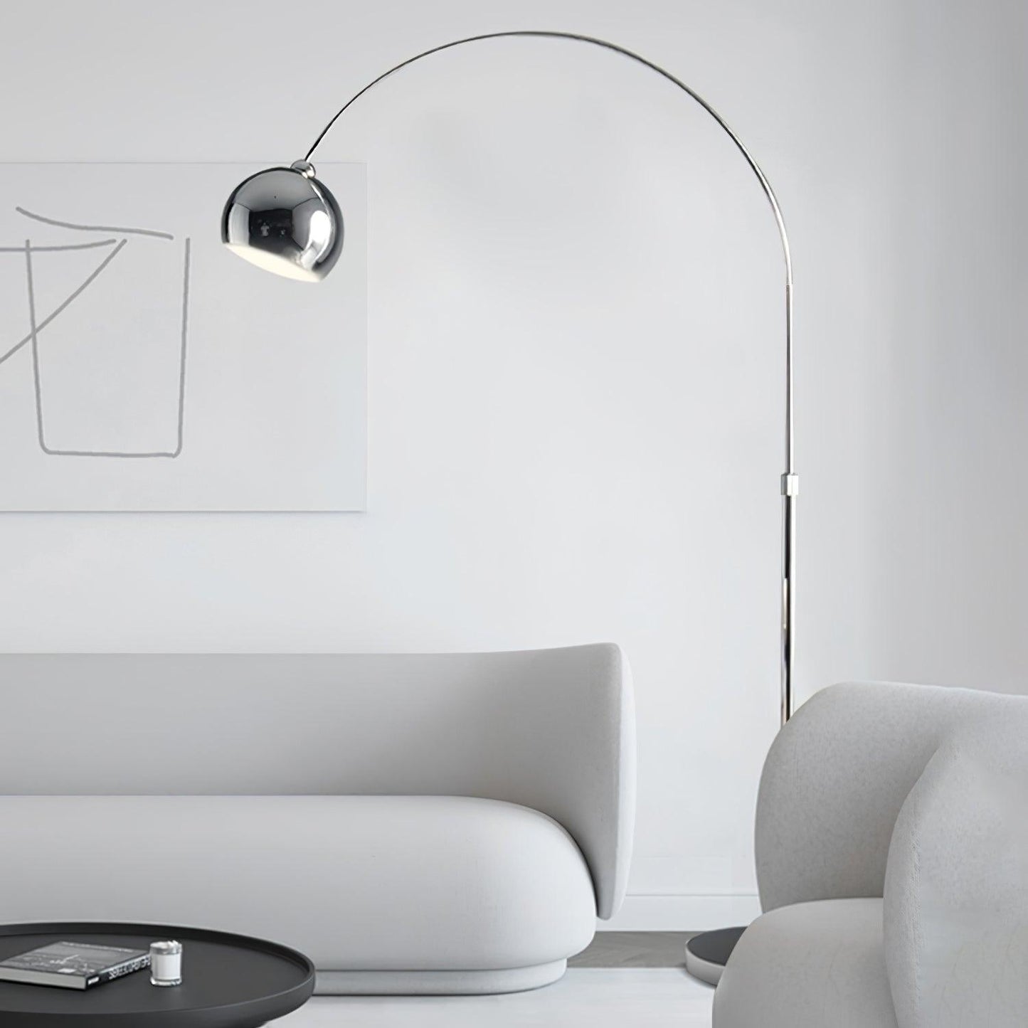 Modern Floor Lamp | Adjustable Shade and Telescopic Arm for Versatile Lighting 3
