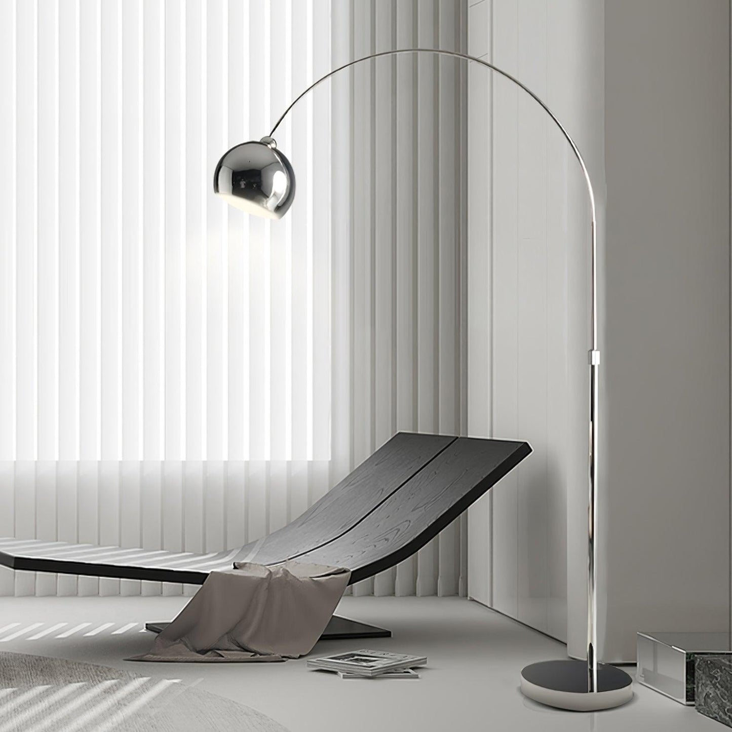 Modern Floor Lamp | Adjustable Shade and Telescopic Arm for Versatile Lighting 4