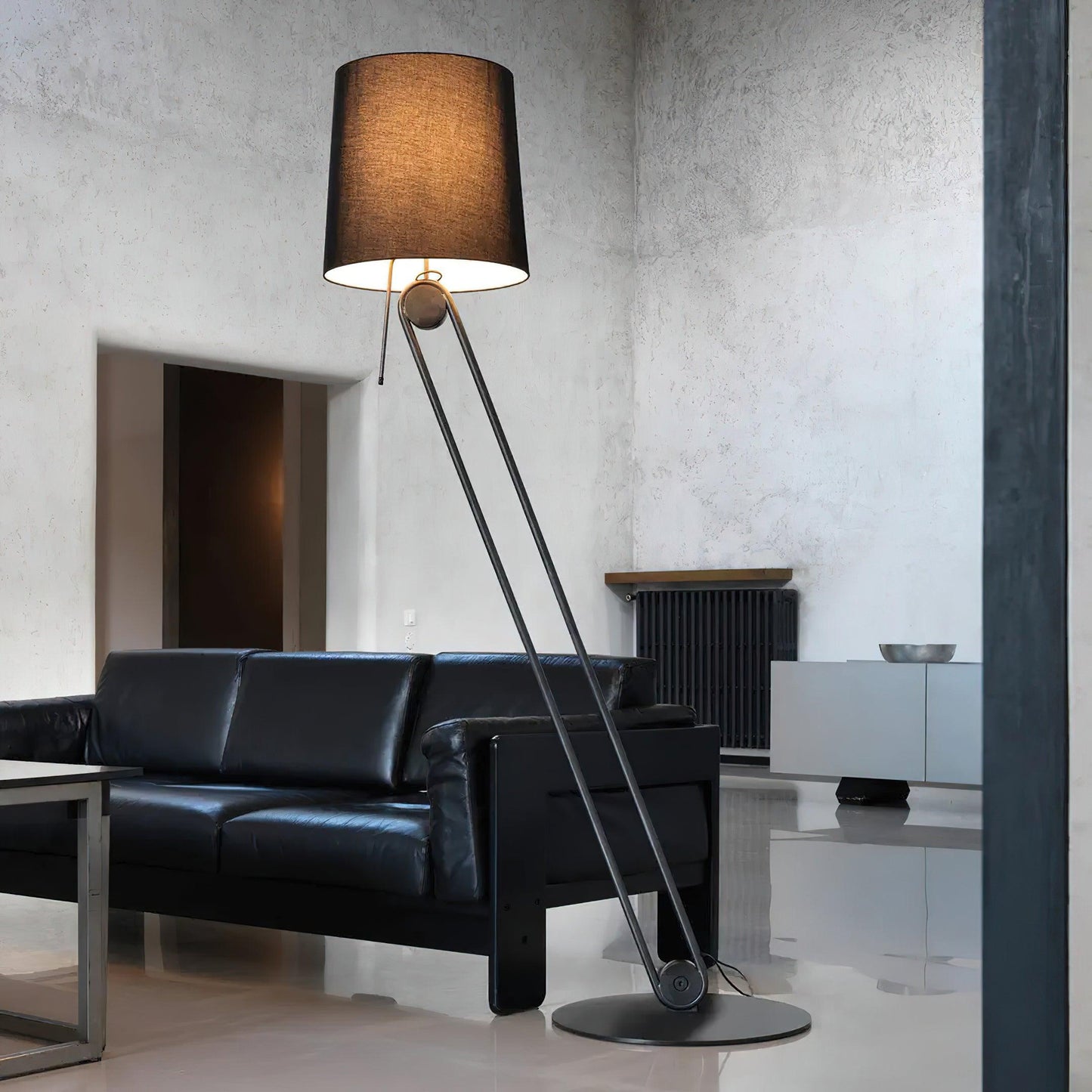 Modern Floor Lamp | Adjustable Two-Tone Design for Living Room Ambiance 3