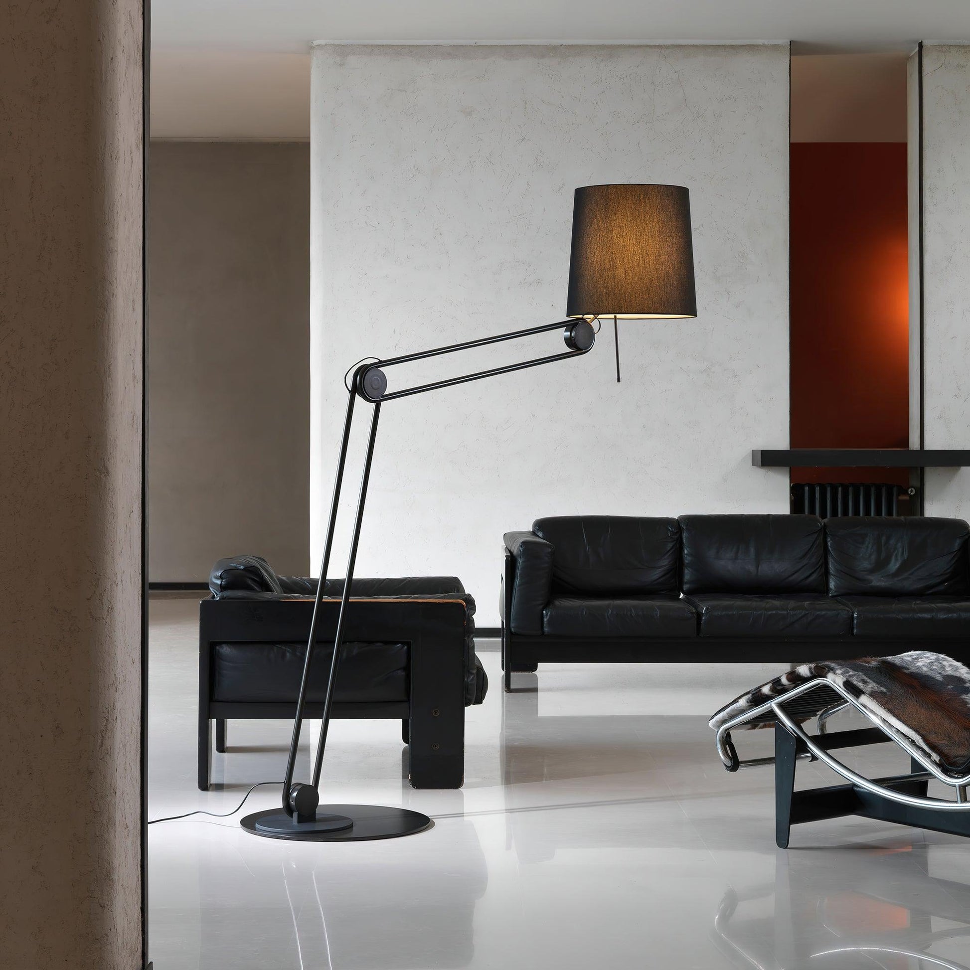Modern Floor Lamp | Adjustable Two-Tone Design for Living Room Ambiance 4
