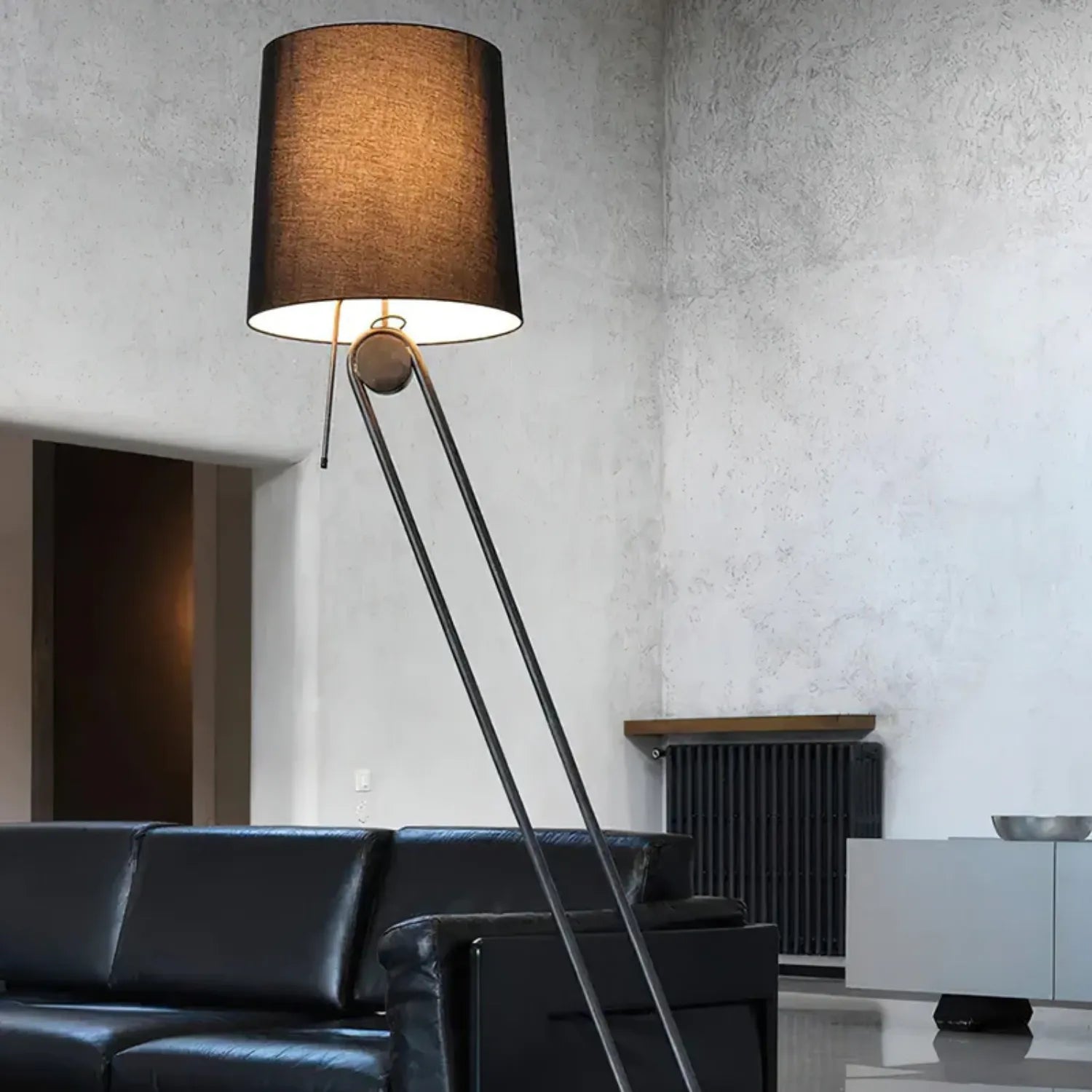 Modern Floor Lamp | Adjustable Two-Tone Design for Living Room Ambiance 7