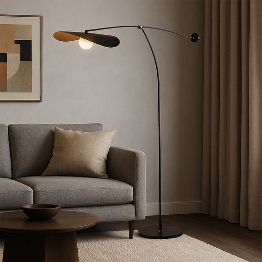 Modern Floor Lamp | Elegant Bamboo Design for Living Room Ambiance 0