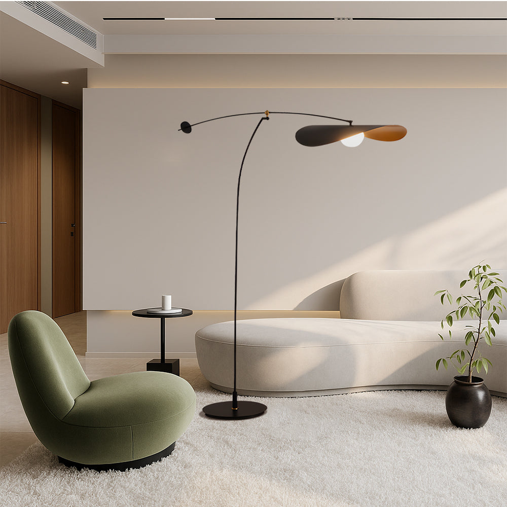 Modern Floor Lamp | Elegant Bamboo Design for Living Room Ambiance 1