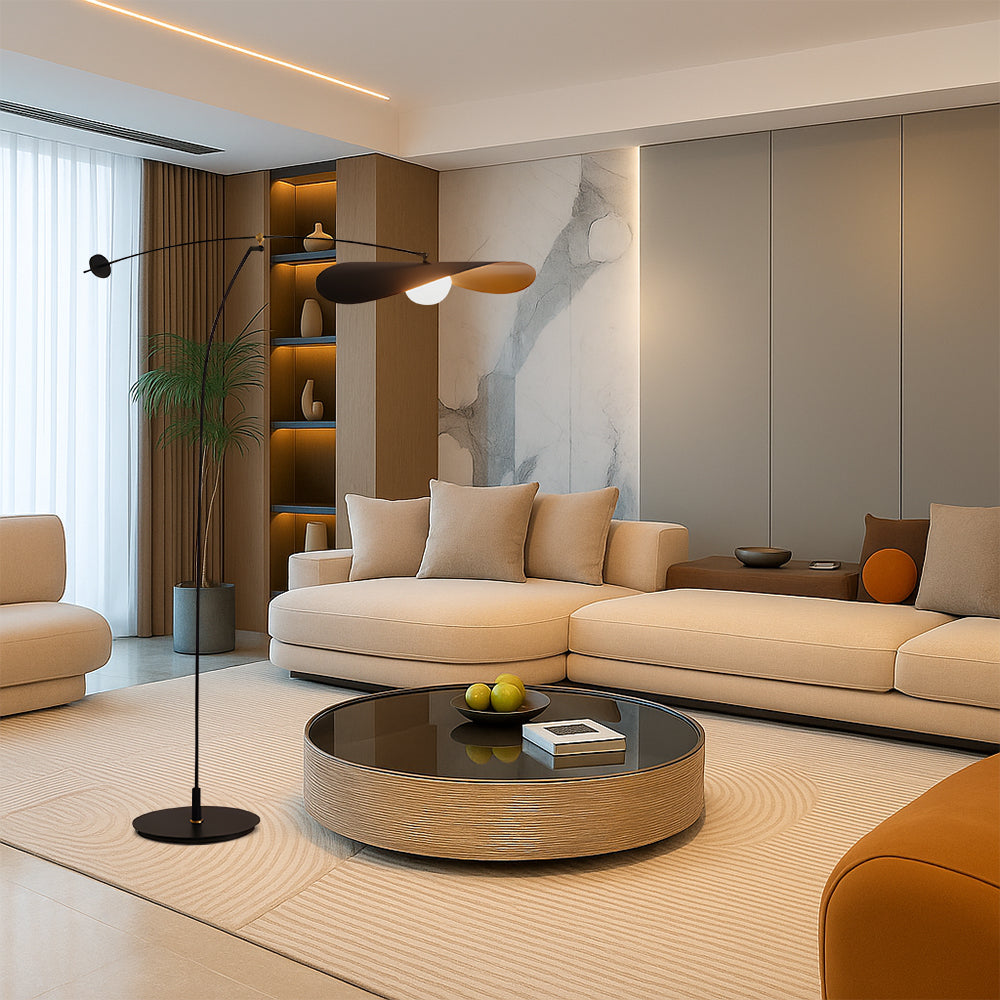 Modern Floor Lamp | Elegant Bamboo Design for Living Room Ambiance 2