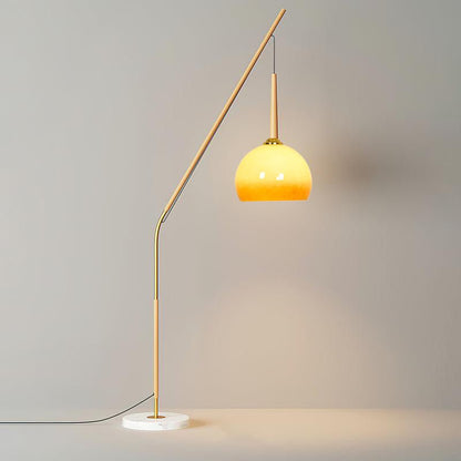 Modern Floor Lamp | Elegant Metal and Glass Design with Soft Glow 4
