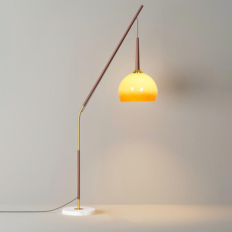 Modern Floor Lamp | Elegant Metal and Glass Design with Soft Glow 5
