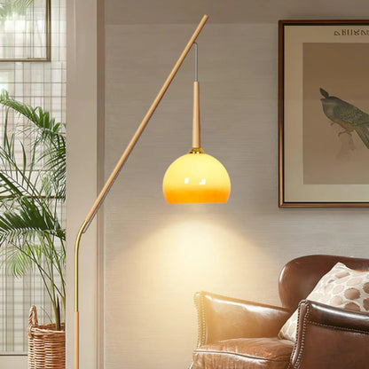 Modern Floor Lamp | Elegant Metal and Glass Design with Soft Glow 7