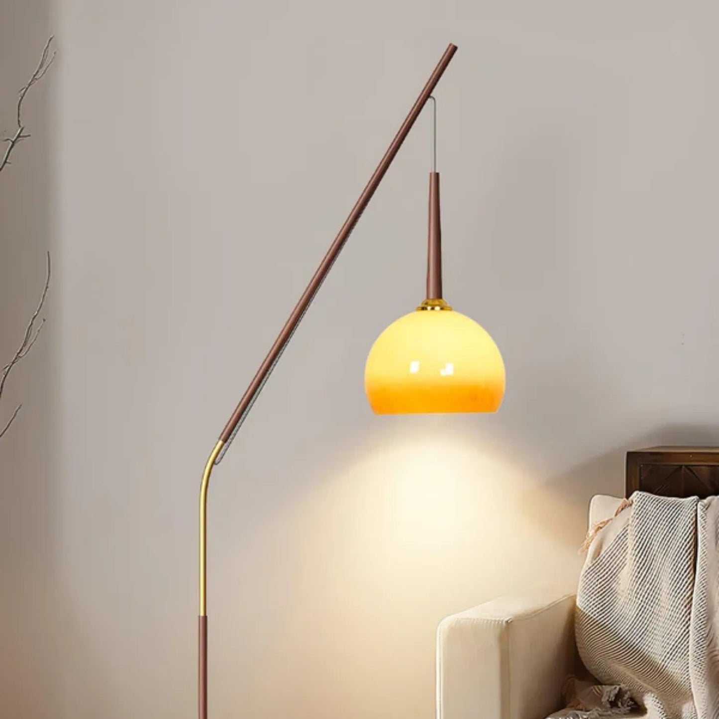 Modern Floor Lamp | Elegant Metal and Glass Design with Soft Glow 8