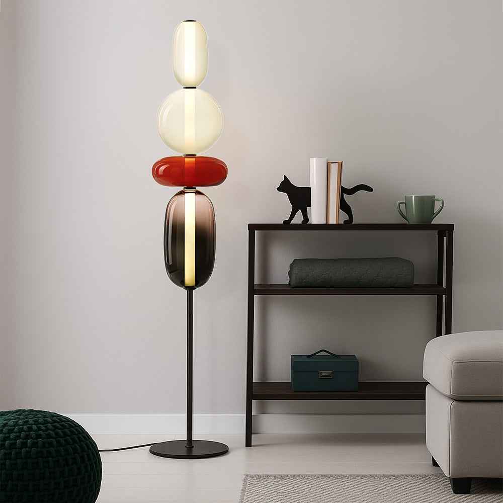 Modern Floor Lamp | Elegant Resin Design for Living Room Ambiance 1
