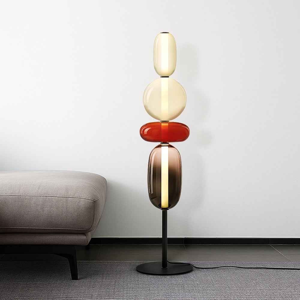 Modern Floor Lamp | Elegant Resin Design for Living Room Ambiance 3