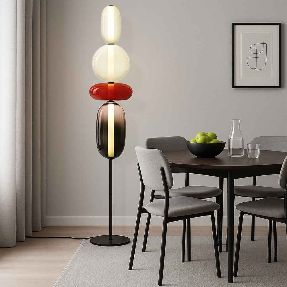 Modern Floor Lamp | Elegant Resin Design for Living Room Ambiance 4