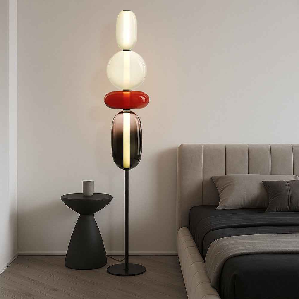Modern Floor Lamp | Elegant Resin Design for Living Room Ambiance 5