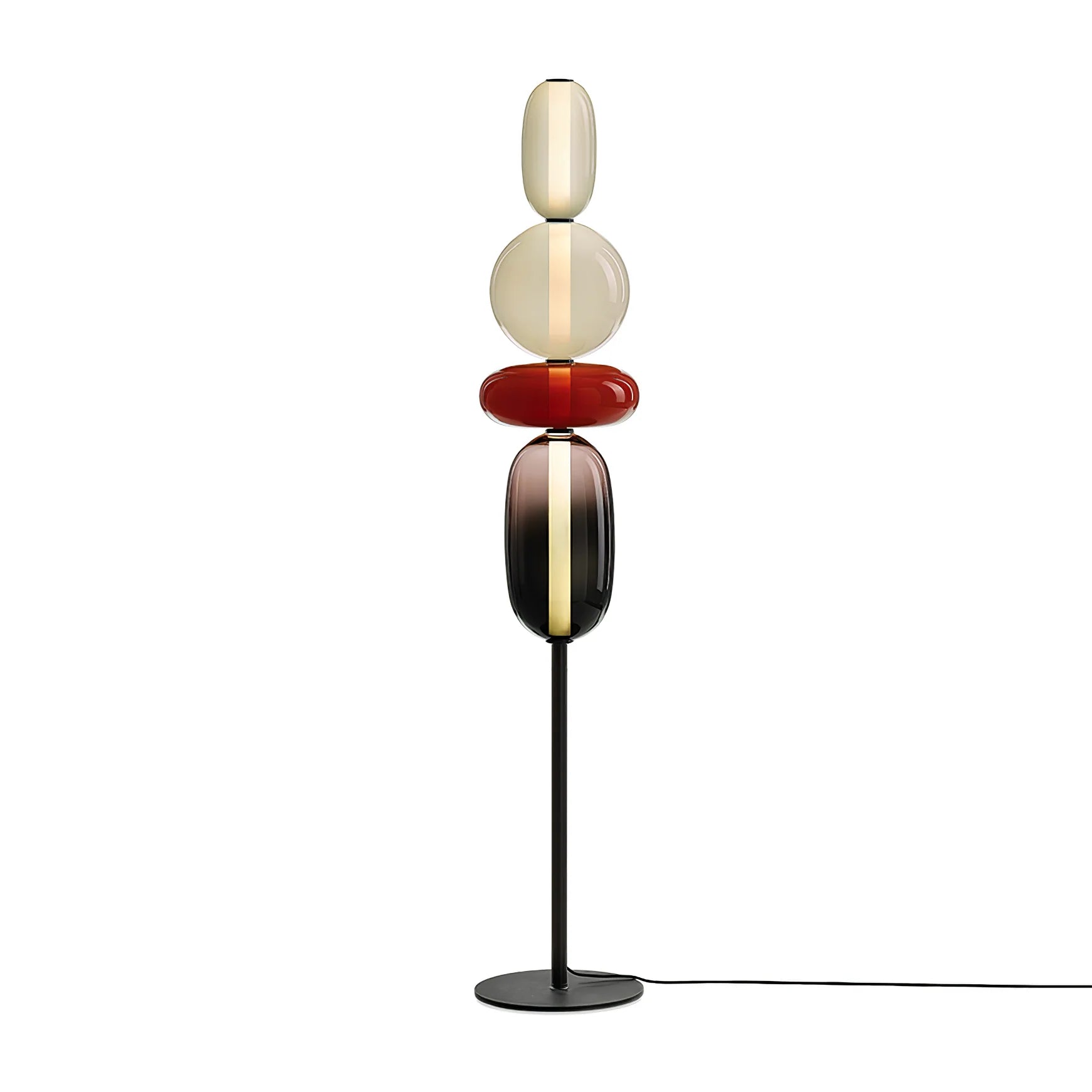 Modern Floor Lamp | Elegant Resin Design for Living Room Ambiance 6