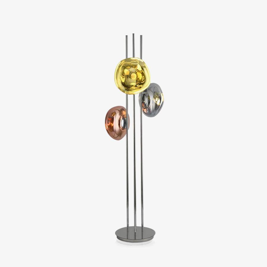 Modern Floor Lamp | Elegant Triple Glass Orb Design 1