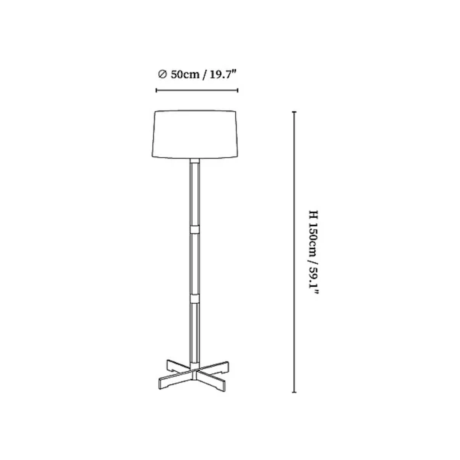 Modern Floor Lamp | Elegant Wooden Design with Fabric Shade for Living Room 3