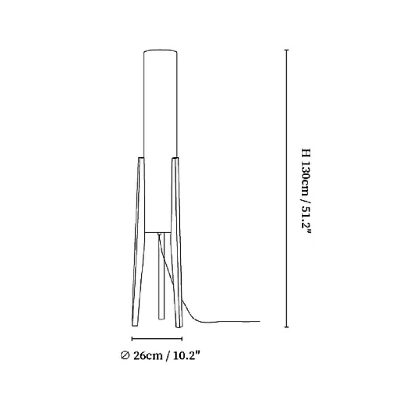 Modern Floor Lamp | Japandi Design with Warm Walnut Base and Soft Glow 3