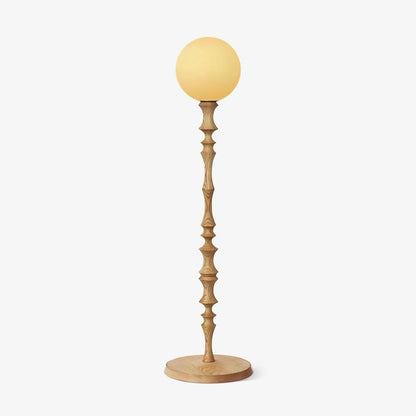 Modern Floor Lamp | Natural Wood Design for Cozy Living Room Spaces 1