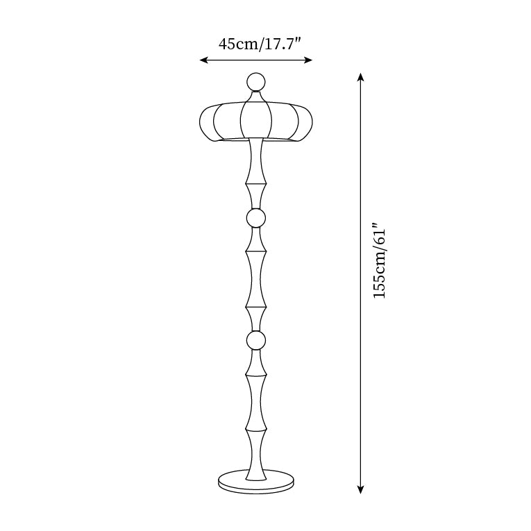 Modern Floor Lamp | Natural Wood Design for Cozy Living Room Spaces 2