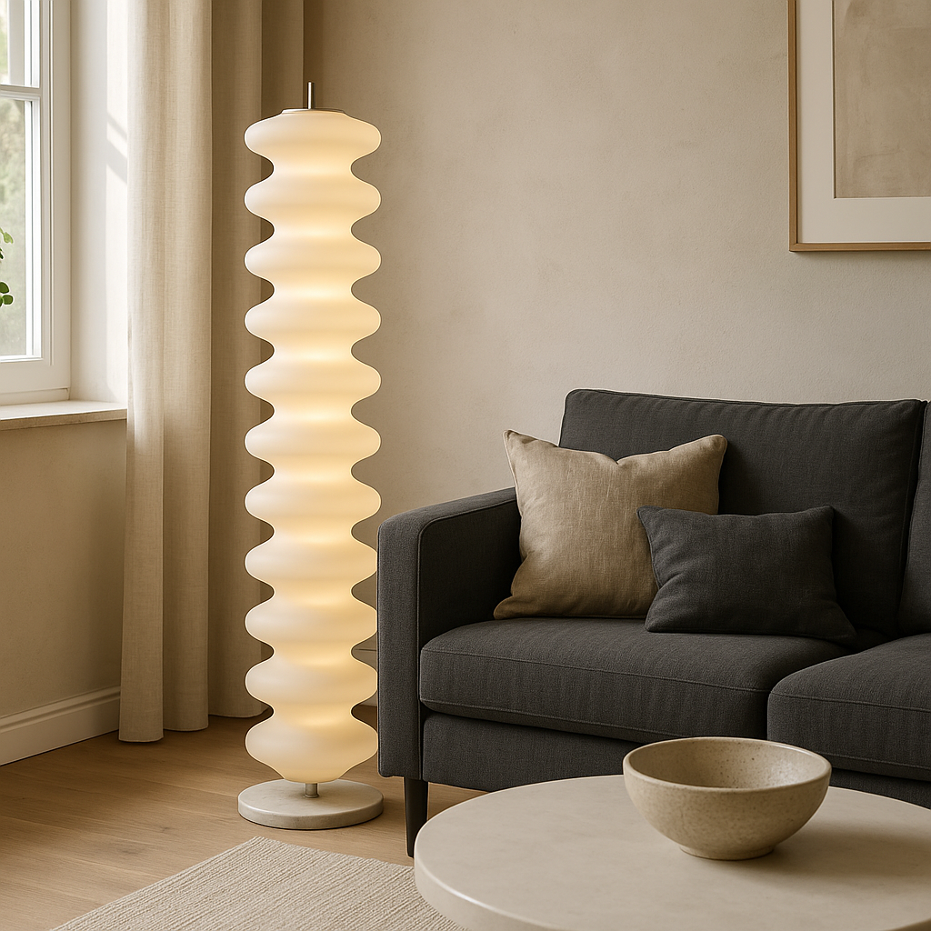 Modern Floor Lamp | Scandinavian Design with Warm LED Lighting 0