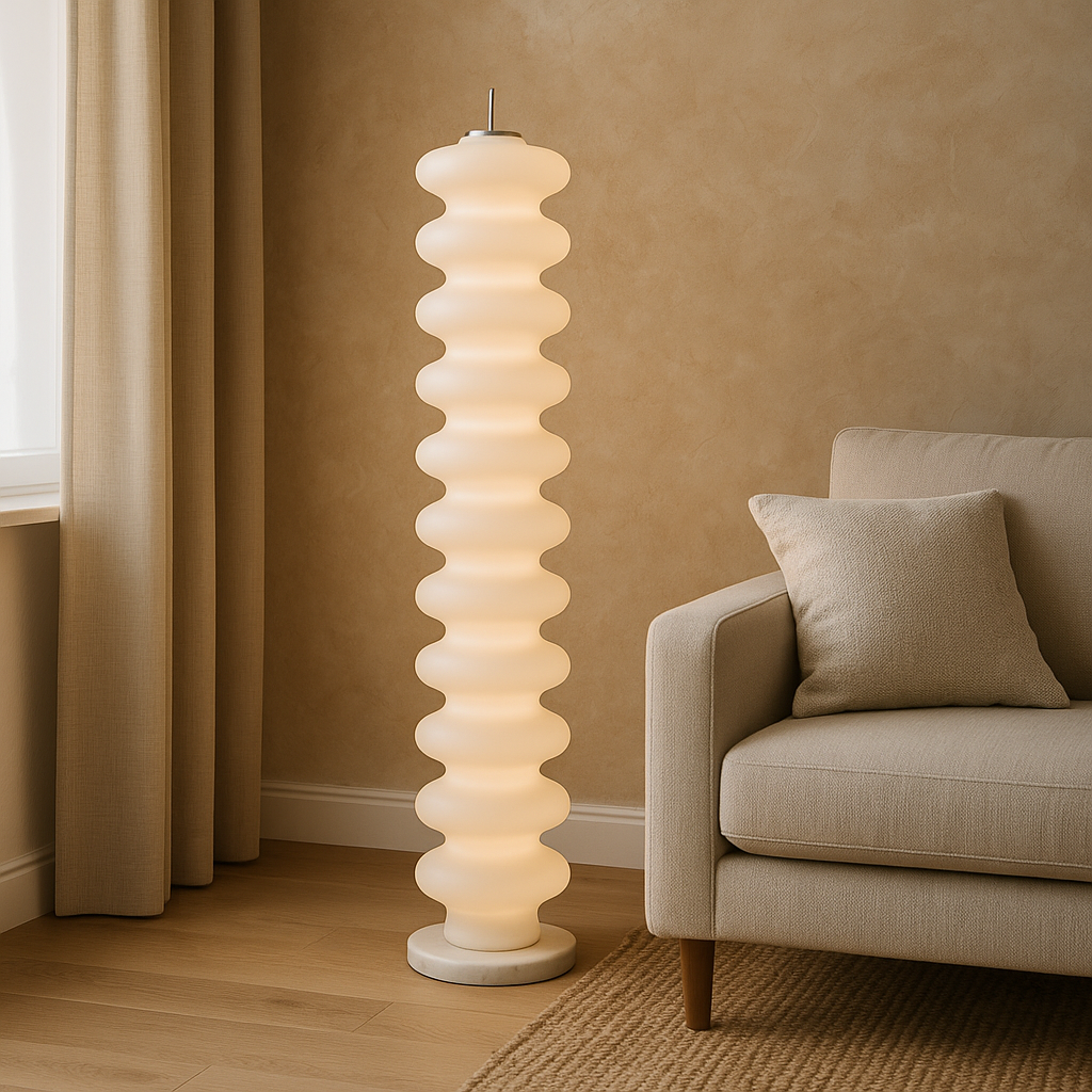 Modern Floor Lamp | Scandinavian Design with Warm LED Lighting 1