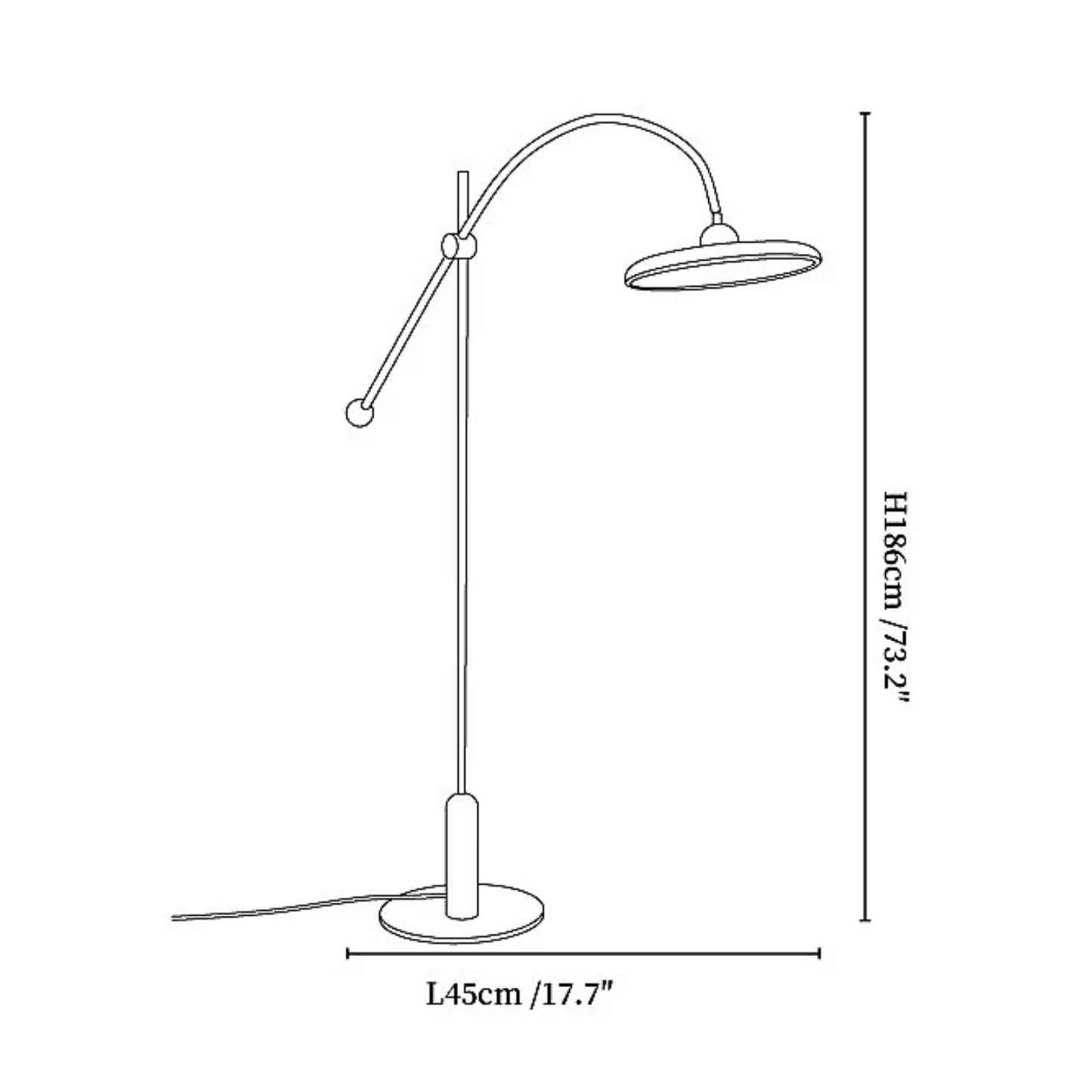 Modern Floor Lamp | Sculptural Design with Energy-Efficient LED 2