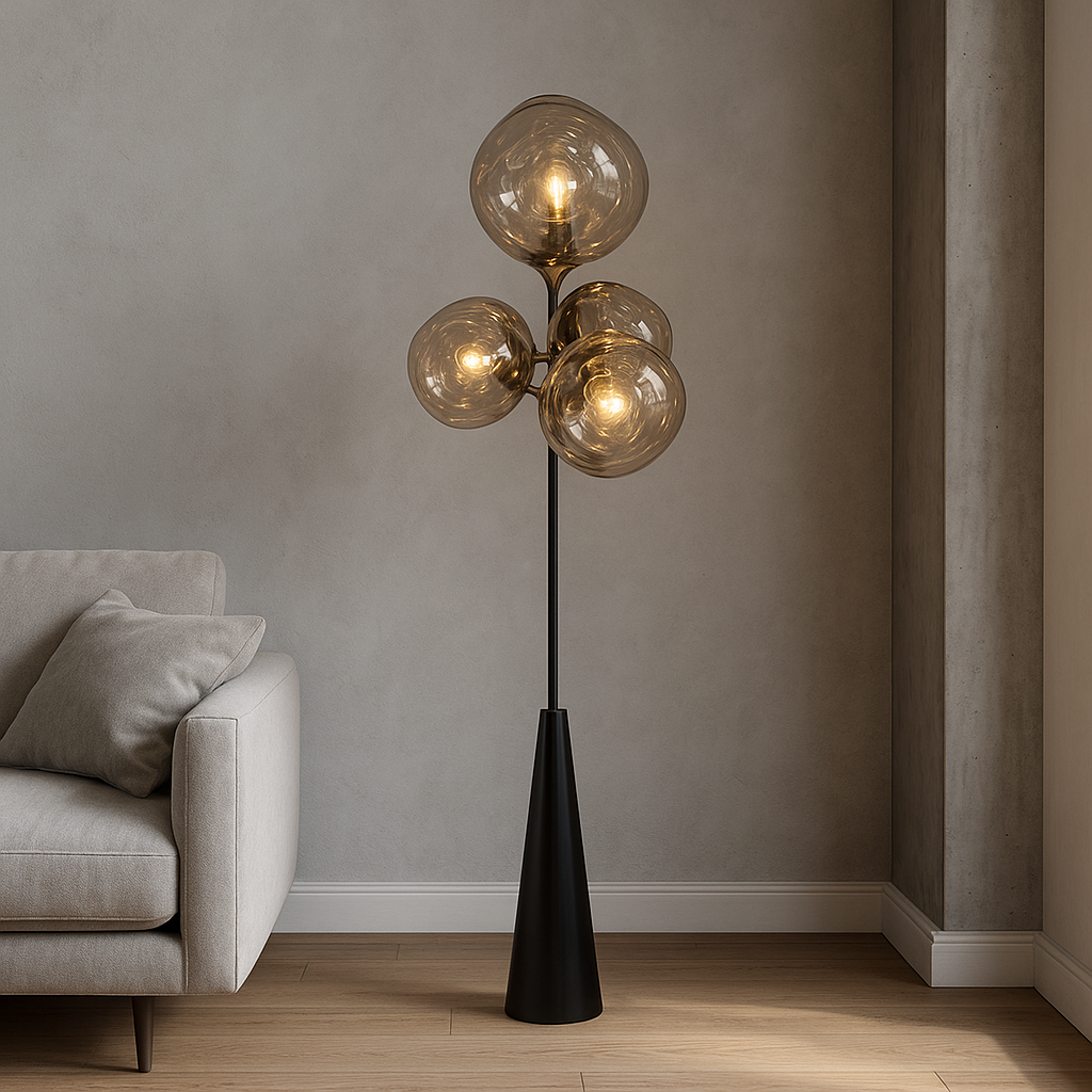 Modern Floor Lamp | Sculptural Design with Soft LED Lighting 0