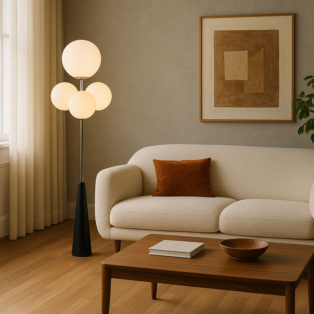 Modern Floor Lamp | Sculptural Design with Soft LED Lighting 3