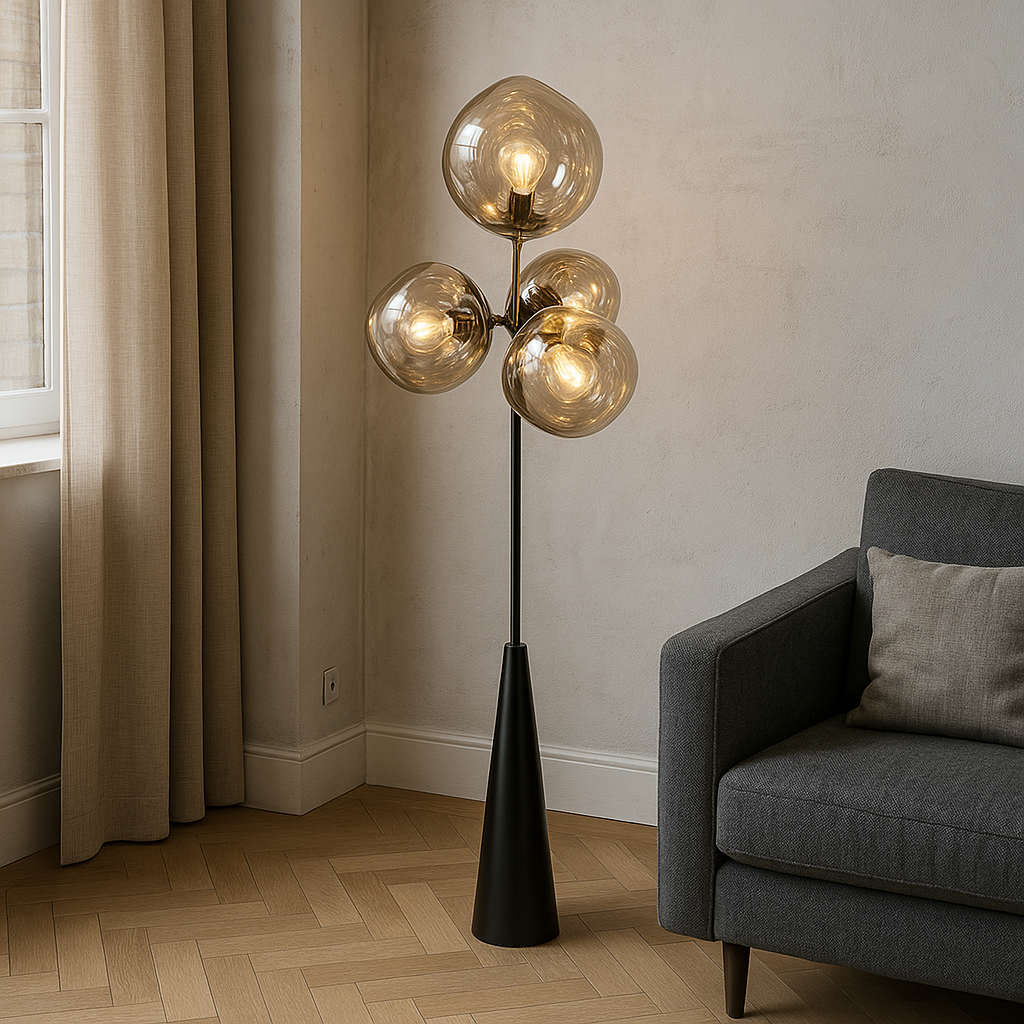 Modern Floor Lamp | Sculptural Design with Soft LED Lighting 4