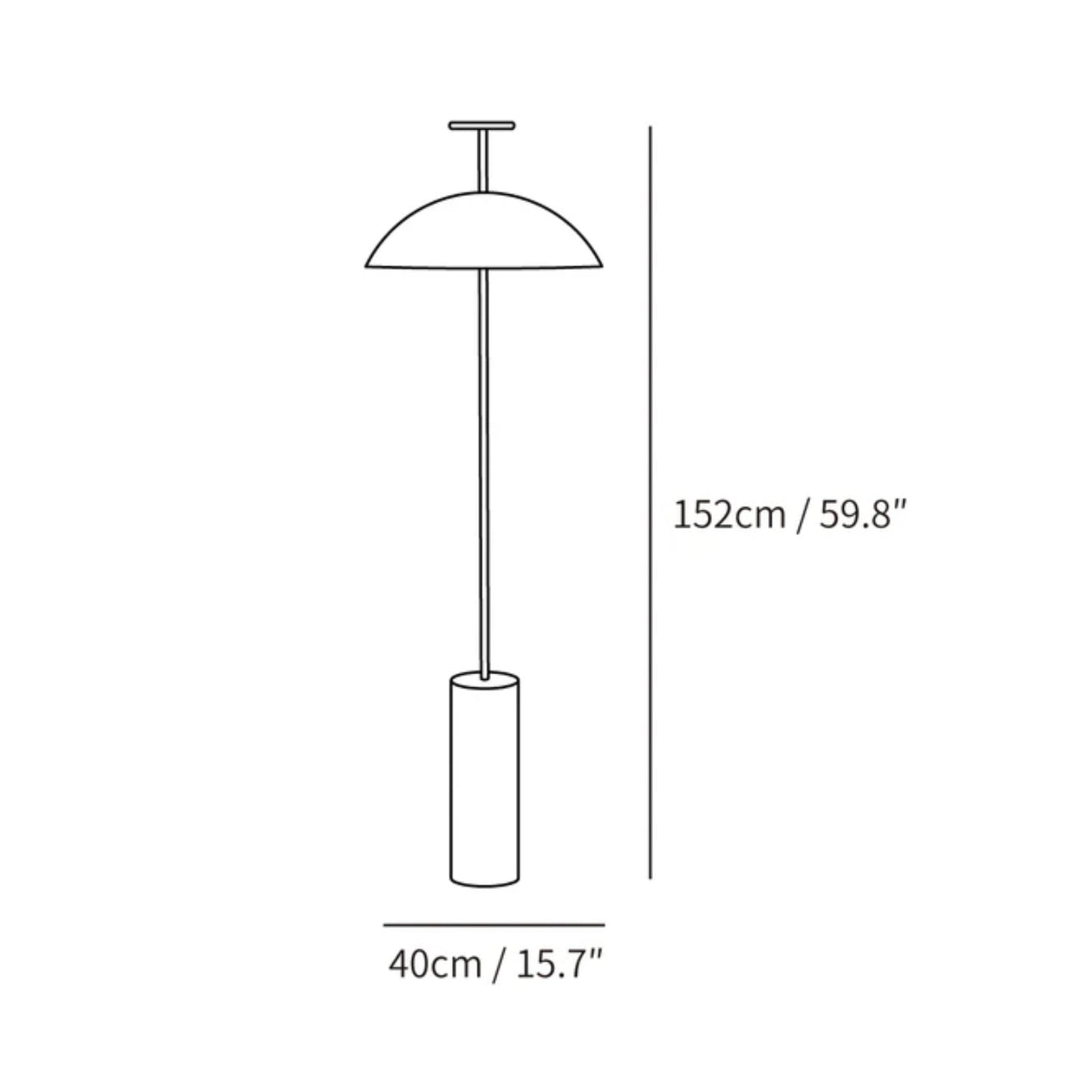 Modern Floor Lamp | Sleek Dome-Shaped Design for Ambient Lighting 3