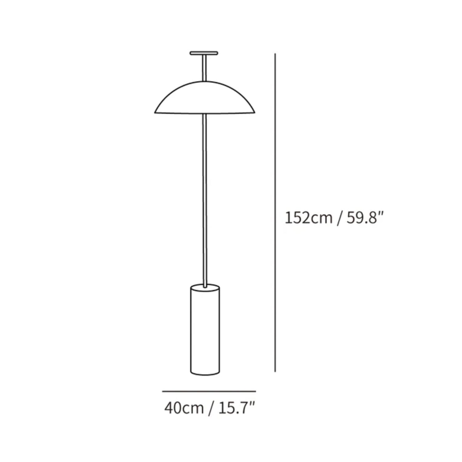 Modern Floor Lamp | Sleek Dome-Shaped Design for Ambient Lighting 3
