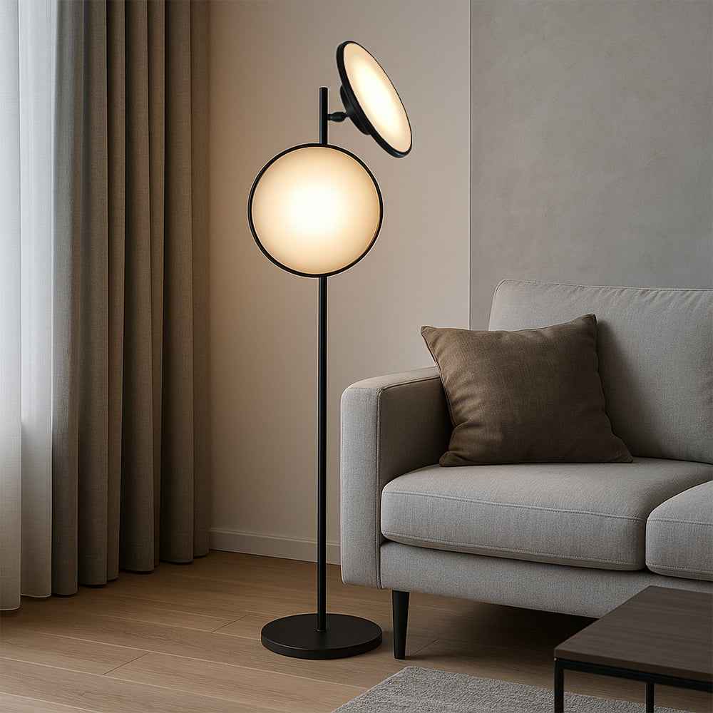 Modern Floor Lamp | Sleek Iron Frame with Soft LED Lighting 1
