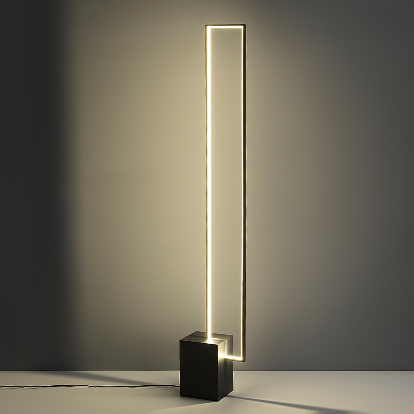 Modern Floor Lamp | Sleek Minimalist Design with Integrated LED Light for Living Room 5