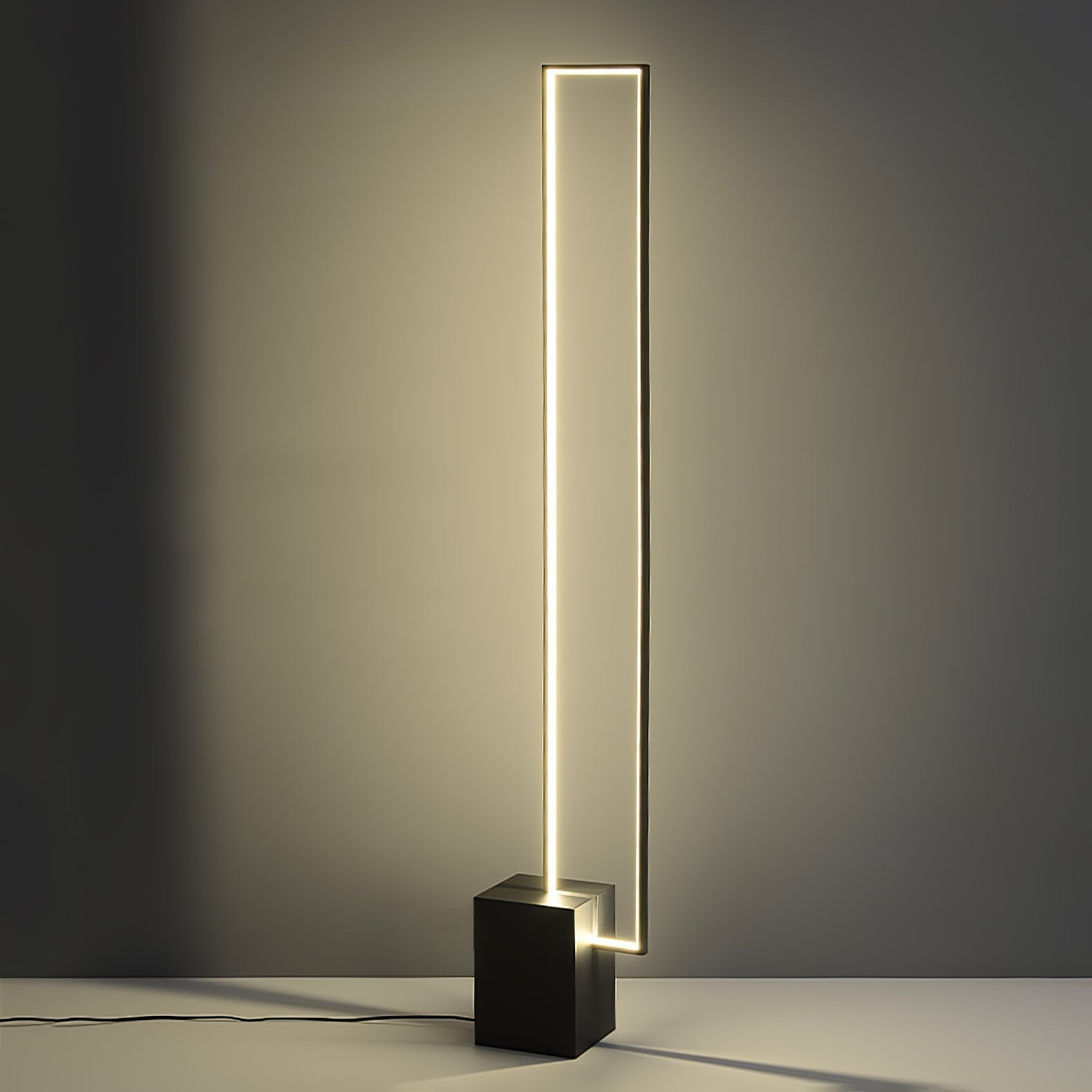 Modern Floor Lamp | Sleek Minimalist Design with Integrated LED Light for Living Room 5